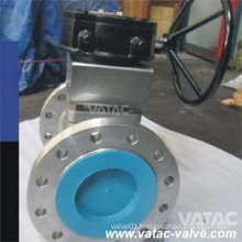 RF Flange Cast Steel Wcb/Ss304/Ss316 Soft Seat Lined Plug Valve